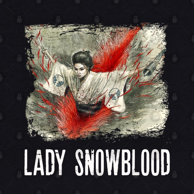 Cherry Blossom Blades Elegant Violence on Display with Snowblood Tees by Silly Picture